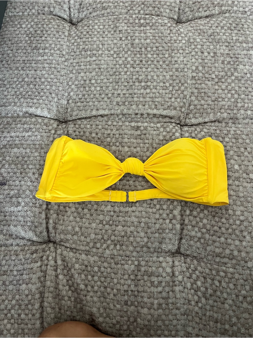 Free People Yellow Bandeau Bikini Top